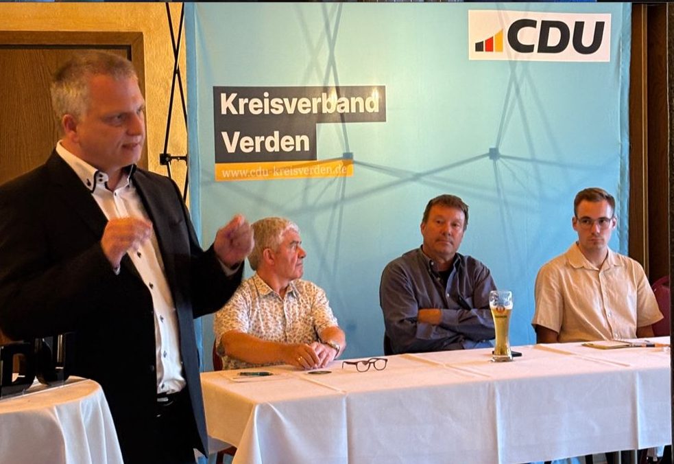 Nominierung als Bürgermeisterkandidat (CDU) für die Stadt Verden (Aller)